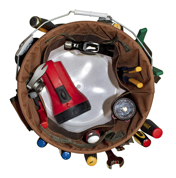 Tool Bag Bucket Boss Tough Rugged Hammer Drill Organizer Safety Storage