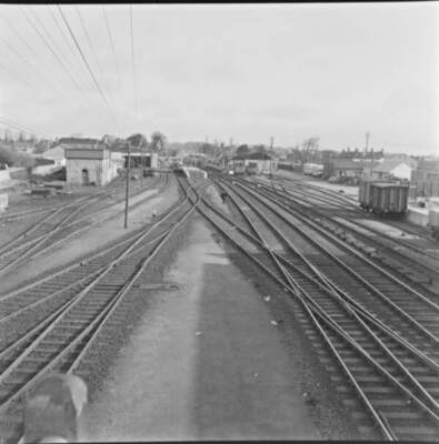 Yard Thurles Co Tipperary IRELAND RAILWAY OLD PHOTO