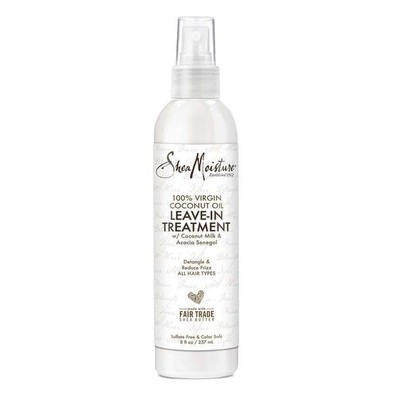 Увлажняющее 100% кокосовое масло первого отжима Shea Moisture Содержит 8 унций жидкости для ухода