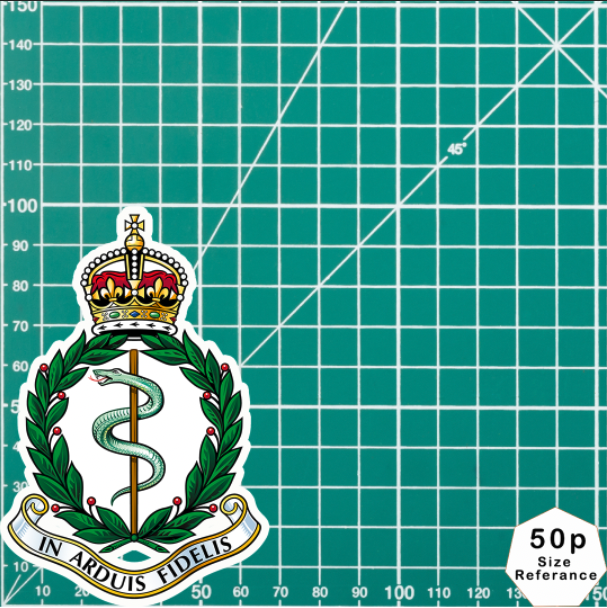 Royal Army Medical Corps Waterproof Vinyl Stickers - Official MoD Reseller - Picture 8 of 9