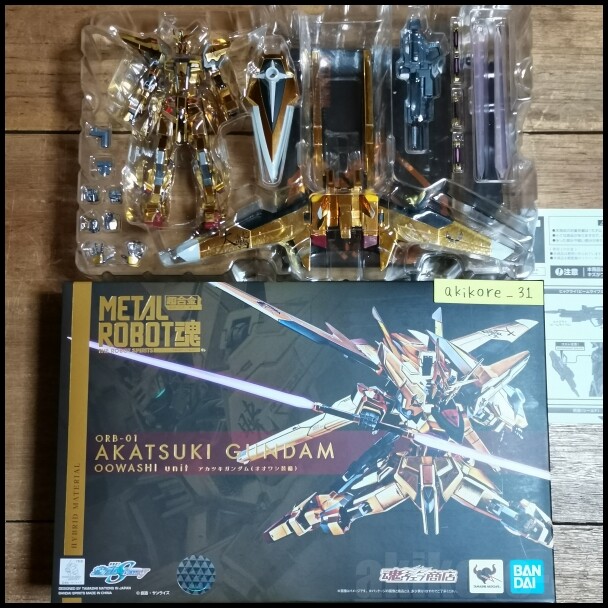 Metal Robot Spirits ORB-01 AKATSUKI GUNDAM 00WASHI unit
