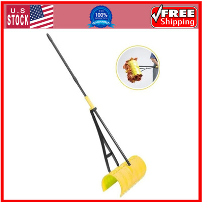 Back Saving Garden Rake   Leaf Rakes for Gardening   Leaf Picker Upper   Heavy D