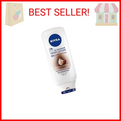 NIVEA Cocoa Butter In Shower Lotion, Body Lotion for Dry Skin, 13.5 Fl Oz Bottle