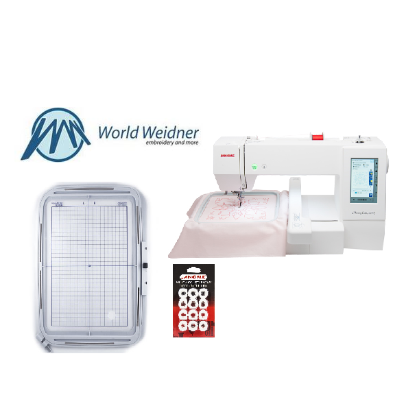 Bonus Bundle Janome Memory Craft 400e Mc400e Embroidery Machine