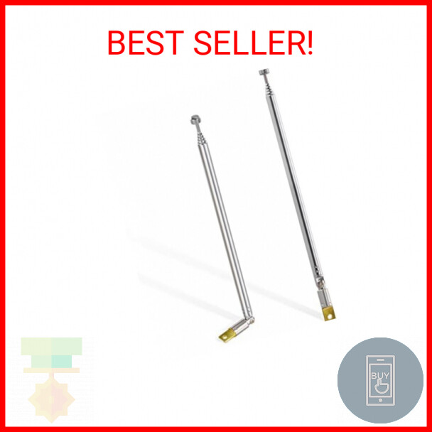 6 Sections Telescopic 65cm AM FM Antenna Portable Radio Ante