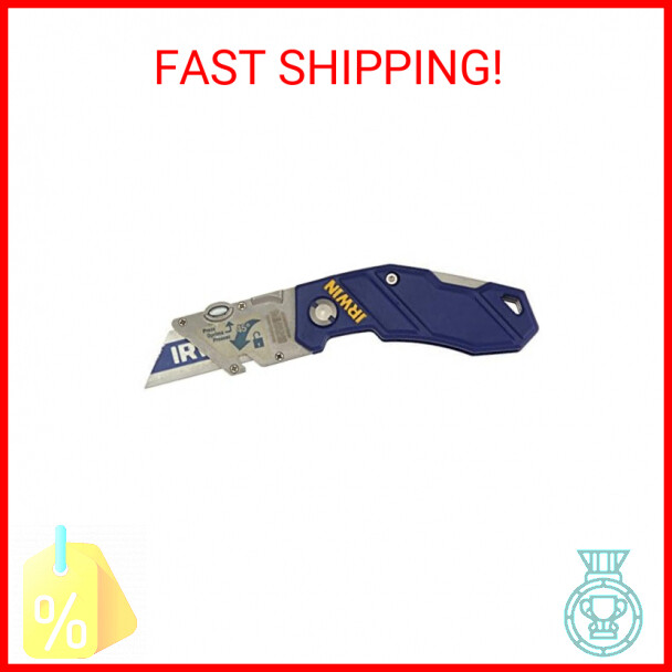 IRWIN Utility Knife, Folding (2089100) , Blue