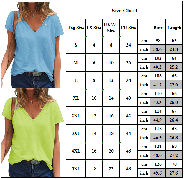 t shirt length size