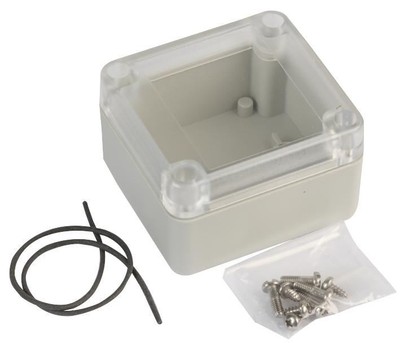 EVATRON - IP65 ABS Junction Box Enclosure with Clear Lid - 65x60x40mm