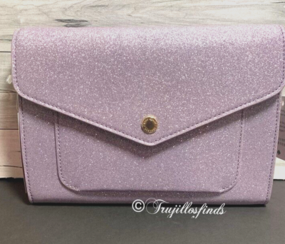 Purple glitter kate spade purse sale