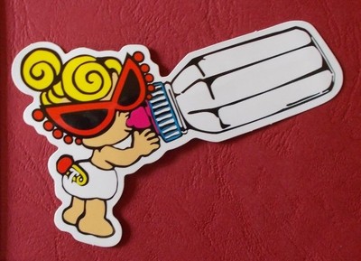 Sticker Aufkleber "Funny Baby" Glanz-Optik Stickerbomb Skateboard Laptop
