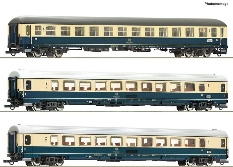 Roco 74035 Jeu 3 Ec / Wagon Ic Erasmus Sur Demande ÃChange MÃ¤Rklin Gratuit 1:87