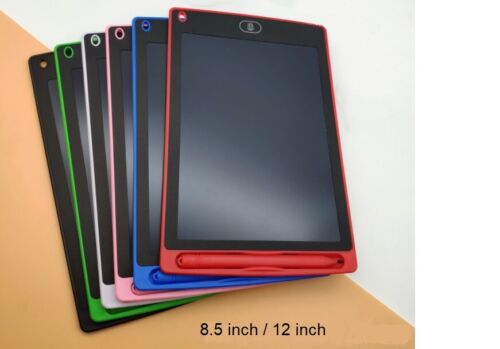 8.5"/12" LCD Electronic Writing Tablet Digital Drawing Handwriting Pad and Pen