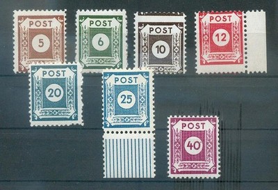 SBZ 1945 42-50DII ex ** POSTFRISCH POSTMEISTER BPP 275€(12854