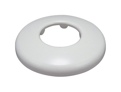 Plumb Pak PP99WH White Plastic Shallow Bath Flange for 1/2 in. Copper