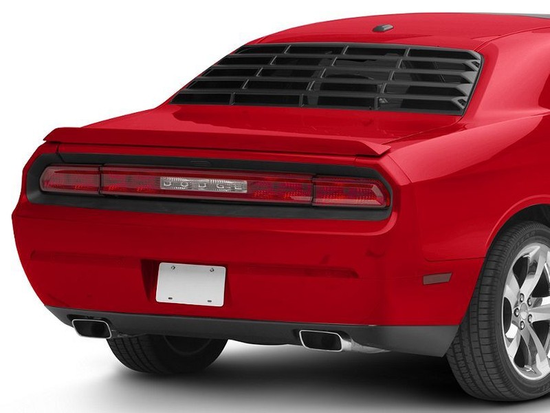 Persienne De Vitre - Noir Mat - Rear Window Louvers / Dodge Challenger 2008-2023