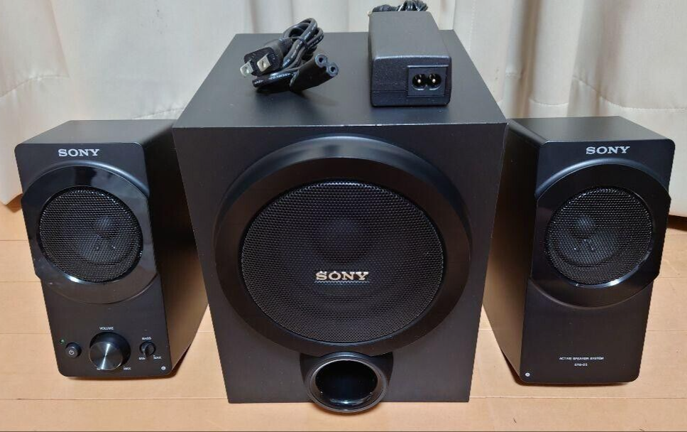 美品〉ソニー アクティブ サブウーファー SA-CS9 取扱説明書付き 付属品