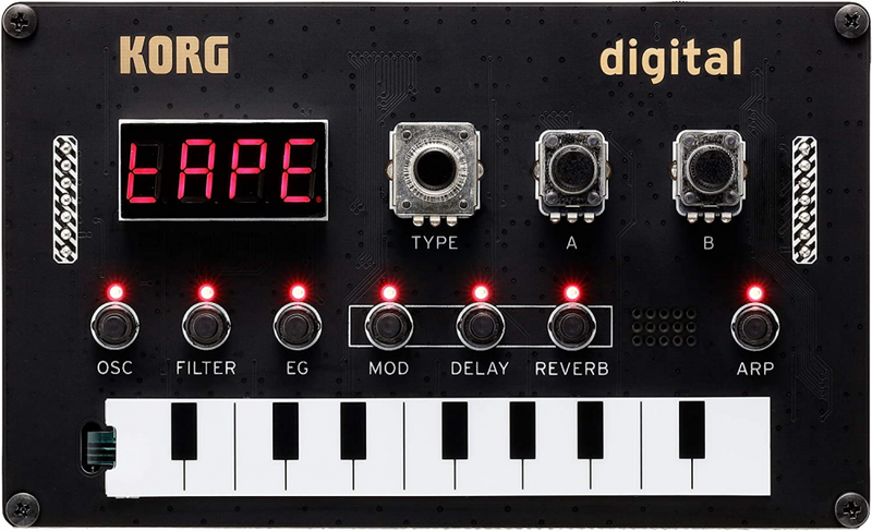 Korg Nu:tekt NTS-1 Monophonic DIY Synth Kit Black