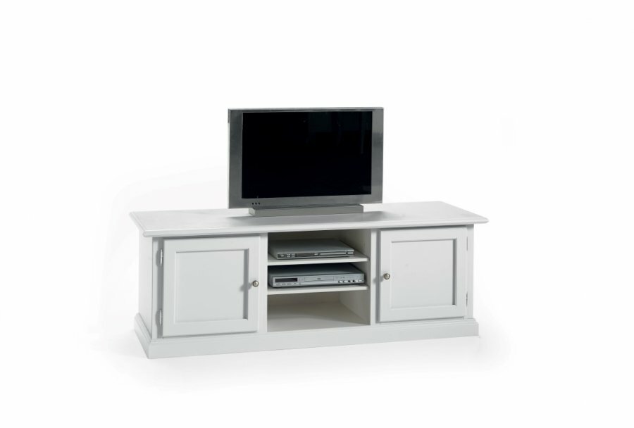 MOBILE PORTA TV BASSO LACCATO  COLORE AVORIO RAL 1013