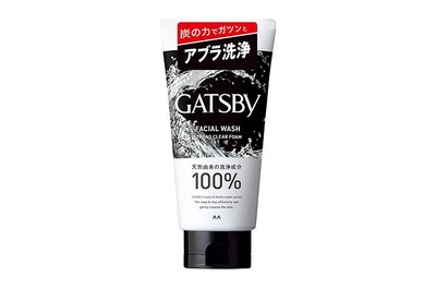 GATSBY Facial Wash Foam Strong Clear Foam 130ml Mandom Made in Japan