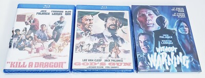 NEW ~ God's Gun ~ Kill a Dragon ~ Without Warning ~ Blu-ray Jack Palance LOT