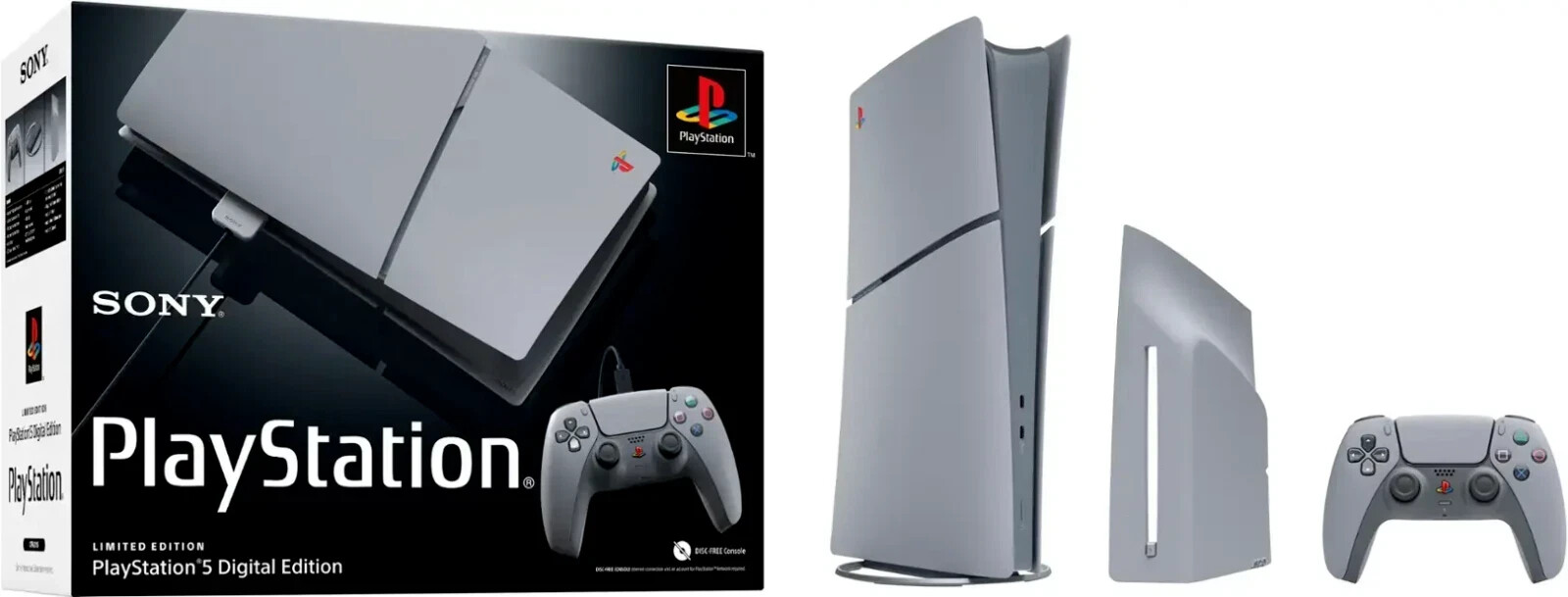 PlayStation 5 Console 30th Anniversary Classic Gray FACTORY