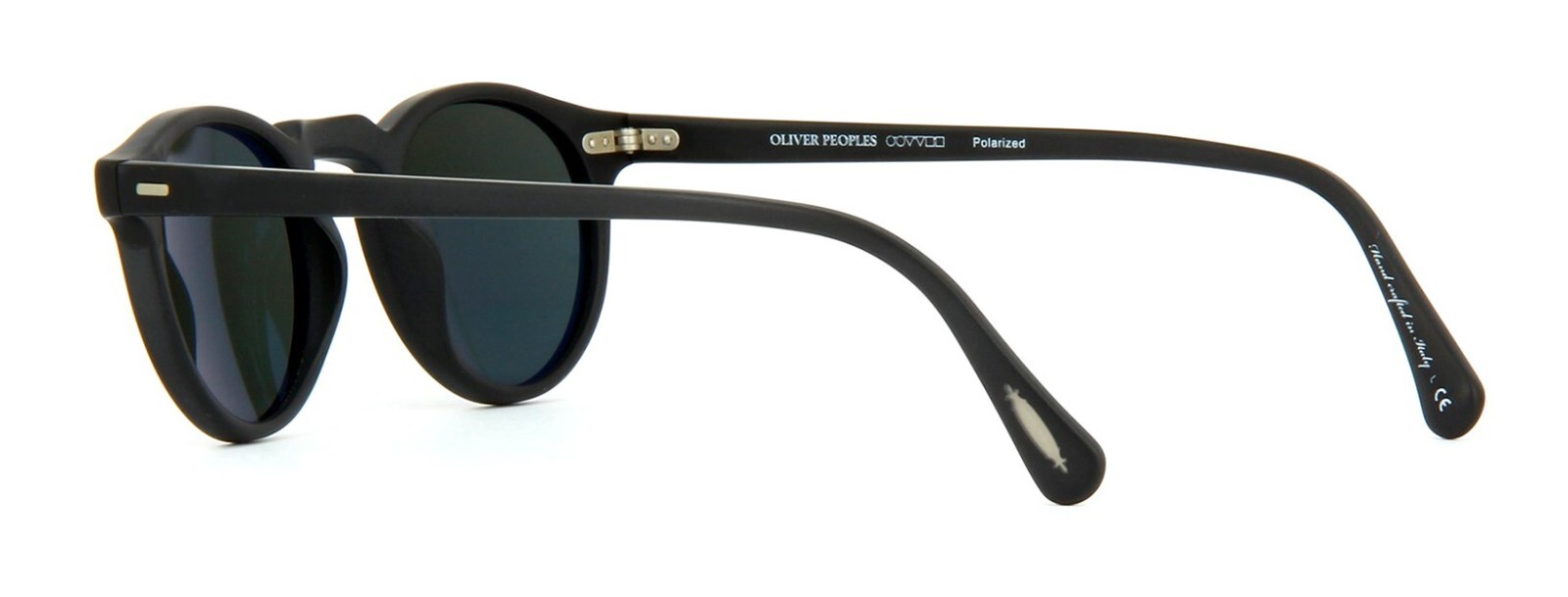 Pre-owned Oliver Peoples Gregory Peck Ov 5217/s Matte Black/midnight Express Sunglasses In Midnight Express Vfx Polarized
