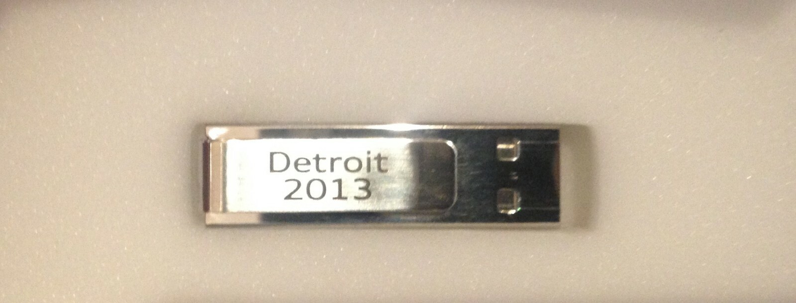 Audi 2013 NAIAS Detroit Auto Show Electronic Press Kit / USB Drive 4 Gig