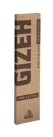 20 Heftchen GIZEH Unbleached, King Size Slim Papers, 34 Blatt pro Heftchen