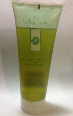 THE HEALING GARDEN CUCUMBER THERAPY BATH AND SHOWER GEL  7 OZ BOTTLE NEW.