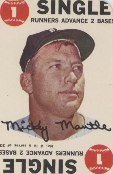 1968 Topps - Game #2 Mickey Mantle