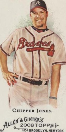 2008 Topps Allen & Ginter's - Chipper Jones #175