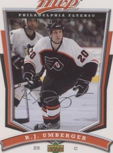 2007-08 Upper Deck MVP - R.J. Umberger #125