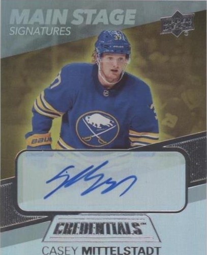 2021-22 Upper Deck Credentials - Casey Mittelstadt #BTS-CM