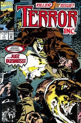 Terror Inc #1 VF 1992 Stock Image