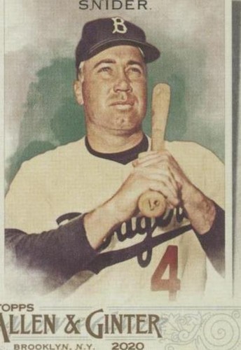 2020 Topps Allen & Ginter's - Duke Snider #59