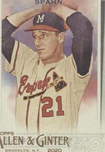 2020 Topps Allen & Ginter's - Warren Spahn #144