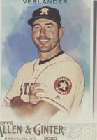 2020 Topps Allen & Ginter's - Justin Verlander #133