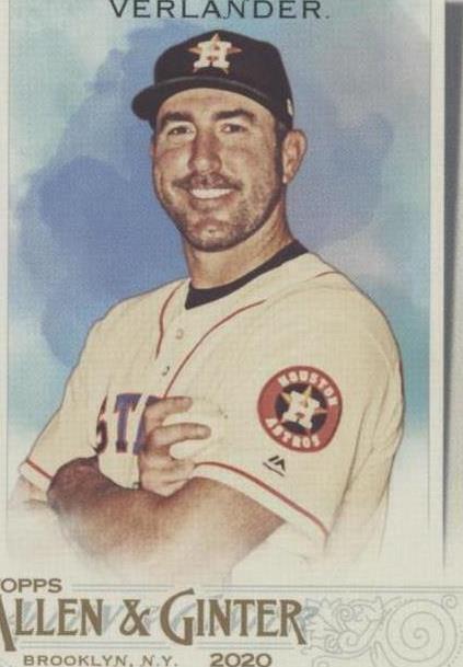 2020 Topps Allen & Ginter's - Justin Verlander #133