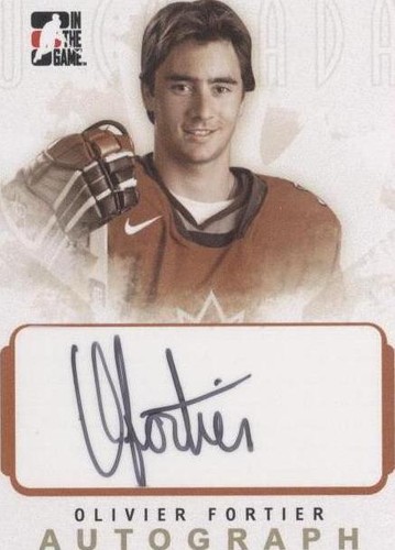 2007-08 In the Game O Canada - Olivier Fortier #A-OF