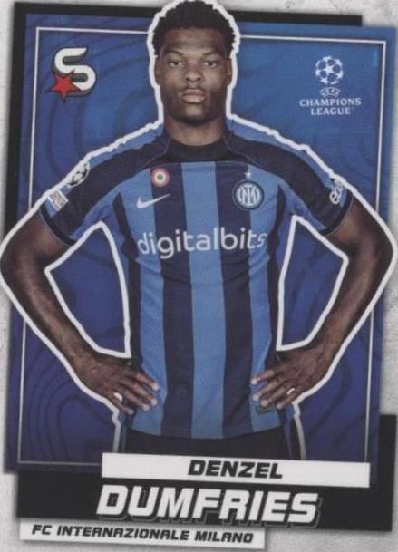 2022-23 Topps UEFA Club Competitions Superstars Denzel Dumfries #78