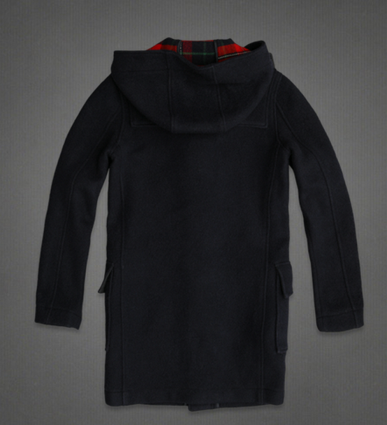Pre-owned Abercrombie & Fitch Men Parka Jacket Size(s) In Black