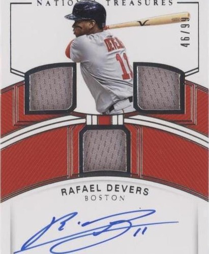 2018 Panini National Treasures - Rafael Devers #RTM-RD