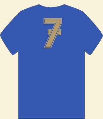 LUCKY 7 T Shirt Long Sleeve Race Number Seven Barry Sheene Brother Son Souvenir