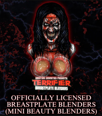 Terrifier Breastplate Mini Beauty Blenders Creature Cosmetics