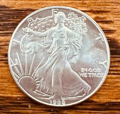 1988 Silver Eagle Uncirculacted Coin