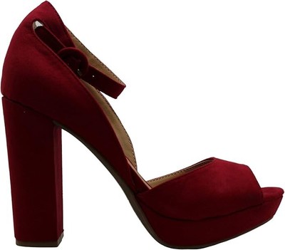 American Rag Womens Areeta Peep Toe Casual Ankle Strap Sandals, Red, Size 7.0