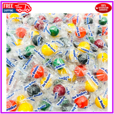LaetaFood Jawbreakers Mini Hard Candy Fruit Flavored Assortment,...