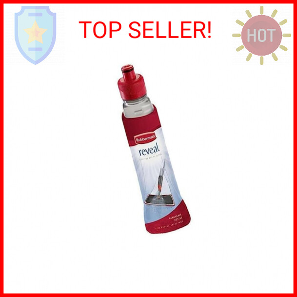 Rubbermaid Reveal Spray Mop Replacement Bottle, Leak Free, Refillable Bottle for