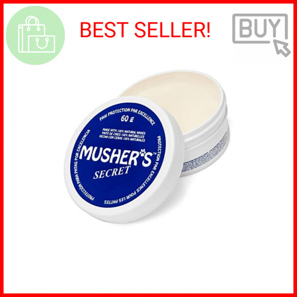 Musher's Secret Dog Paw Wax 60 g (2.1 oz) - Moisturizing Dog Paw Balm that Creat