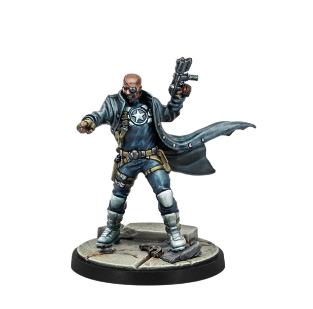 ✷ NICK FURY AGENT OF SHIELD MINI-BUST Bowen Marvel Nick Fury Agent of Shield Mini-Bust 0003/2000